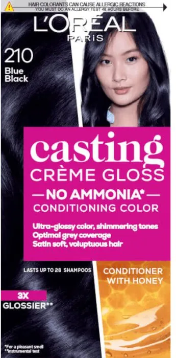 L’Oreal Casting Creme Gloss Боя за коса без амоняк 210 Blue Black