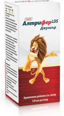 Алтрифер Джуниър Сироп за деца с желязо 120 мл Sun Wave Pharma