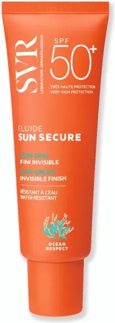 SVR Sun Secure Слънцезащитен флуид за лице SPF50+ 50 мл