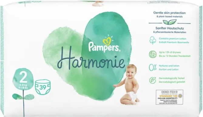 Пелени Pampers Harmonie Размер 2 Mini 39 бр