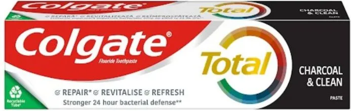 Colgate Total Charcoal & Clean паста за зъби с активен въглен 100 мл