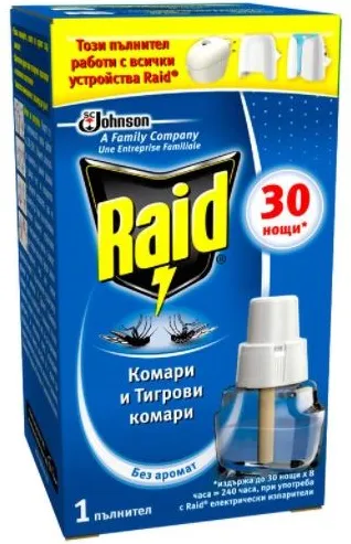 Raid Пълнител за електрически изпарител 27мл SC Johnson