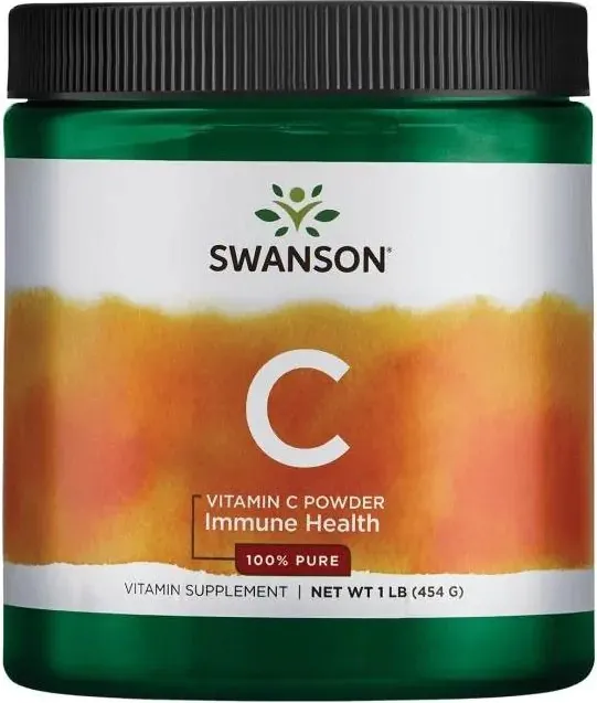 Swanson Vitamin C Powder 100 % чист витамин C на прах 454 г