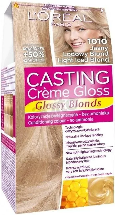 L’Oreal Casting Creme Gloss Боя за коса без амоняк 1010 Light Iced Blonde