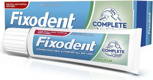 Fixodent Complete Neutral Фиксиращ крем за зъбни протези 47 гр