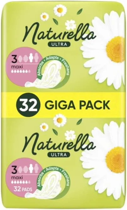 Naturella Ultra Maxi Дневни дамски превръзки с лайка х 32 бр