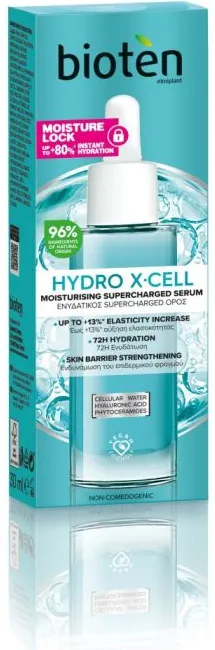 Bioten Hydro X-cell Moisturising Supercharged Serum Серум  за лице 30 мл