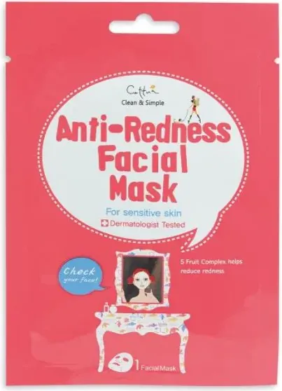 Cettua Anti-Redness Facial Mask Лист маска за лице против зачервявания 1 бр