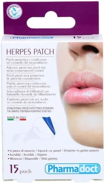 Pharmadoct Herpes patch Пластир за лечение на херпес х 15 бр