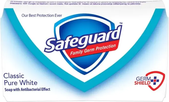 Safeguard Classic Pure White Антибактериален сапун класик  90 гр