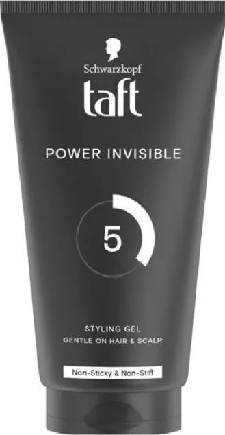 Taft Invisible Power Гел за коса за мега силна фиксация 150 мл