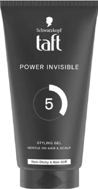 Taft Invisible Power Гел за коса за мега силна фиксация 150 мл