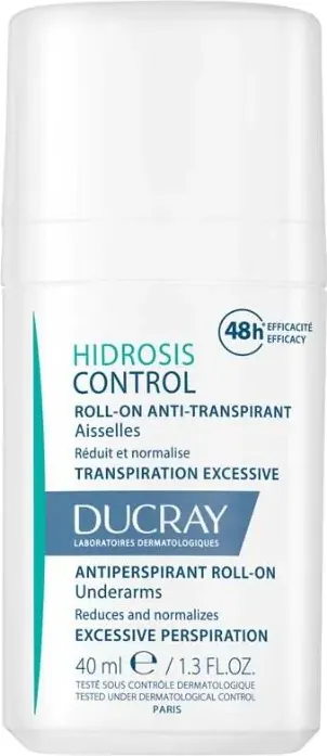 Ducray Hidrosis Control Рол-он дезодорант против изпотяване 40 мл