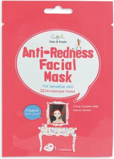 Cettua Anti-Redness Facial Mask Лист маска за лице против зачервявания 1 бр