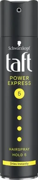 Taft Power Express Бързосъхнещ лак за коса с мега силна фиксация 250 мл