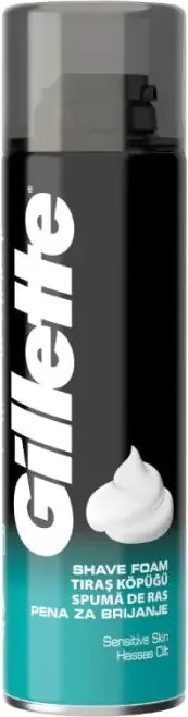 Gillette Sensitive Skin Пяна за бръснене за чувствителна кожа 200 мл