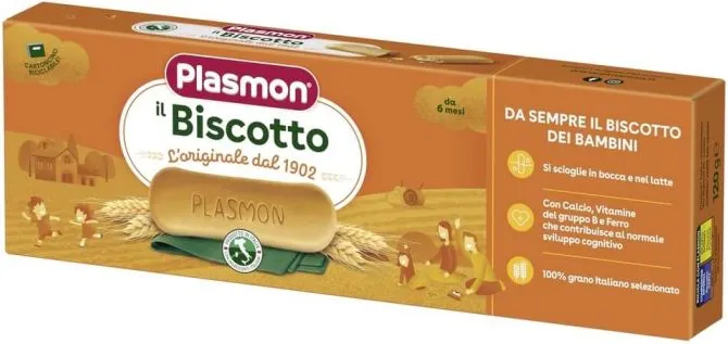 Plasmon Бишкоти за деца 6М+ 120 гр