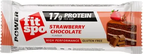 FITSPO Protein Bar Протеинов бар Power Ягода и шоколад 55 гр