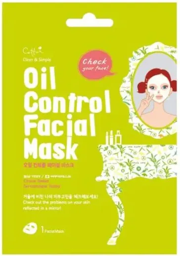 Cettua Oil Control Facial Mask Лист маска за лице за регулиране на омазняването 1 бр