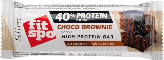 FITSPO Protein Bar Протеинов бар Slim Шоколадово брауни 50 гр