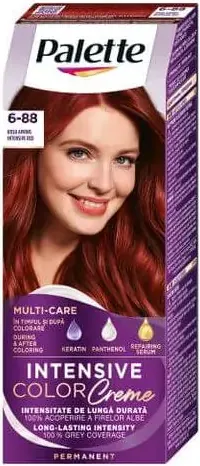 Palette Intensive Color Creme Дълготрайна крем боя за коса 6-88 Intensive Red