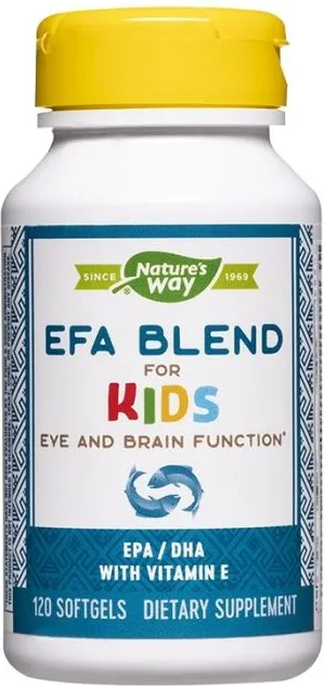 Nature’s Way EFA Blend for Kids рибено масло за деца x 120 софтгел капсули