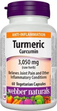 Webber Naturals Turmeric Curcumin Куркума (куркумин) 600 мг x 60 V капсули