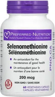 Natural Factors Selenomethionine Селен антиоксидант 200 мг х 60 капсули