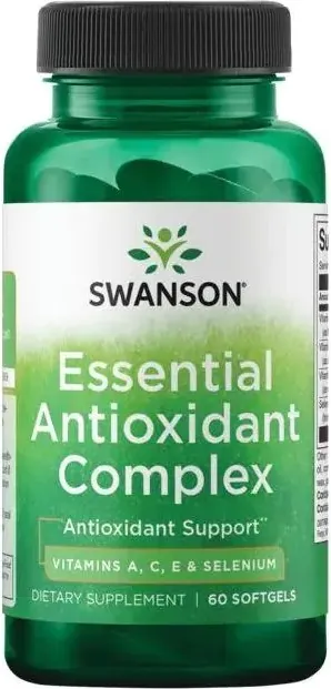 Swanson Essential Antioxidant Complex Витамини А, С, Е и селен х 60 капсули