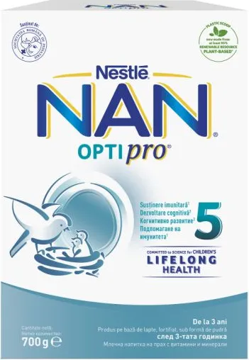 Nestle NAN Optipro 5 Млечна напитка на прах 3+ 700 гр