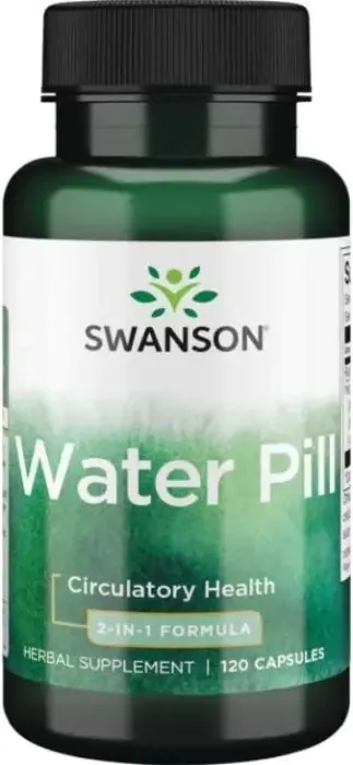 Swanson Water Pill Водни хапчета за нормален воден баланс 120 капсули