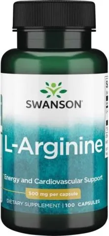 Swanson L-Arginine Л-Аргинин х100 капсули