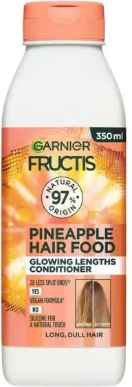 Garnier Fructis Pineapple Hair Food Балсам за дълга коса без блясък с ананас 350 мл