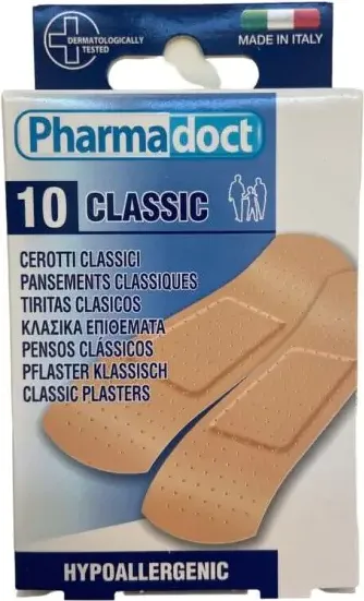 Pharmadoct Classic Водоустойчив пластир х 10 броя