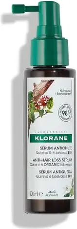 Klorane Серум с хинин и органичен еделвайс за хроничен косопад 100 мл