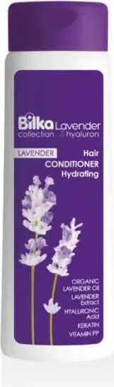 Bilka Lavender & Hyaluron Hair Conditioner Балсам за коса хидратиращ и регенериращ 400 мл