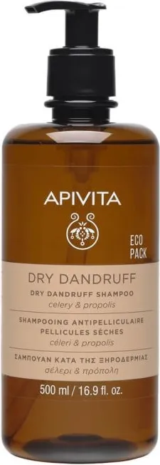 Apivita Holistic Hair Care Шампоан за сух пърхот 500 мл