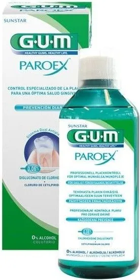 GUM Paroex Вода за уста 0.06% 500 мл