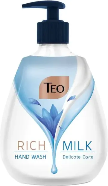 Teo Milk Rich Delicate Care Хидратиращ течен сапун с глицерин - помпа 400 мл