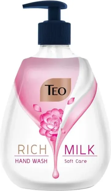Teo Rich Milk Soft Care Хидратиращ течен сапун с глицерин - помпа 400 мл