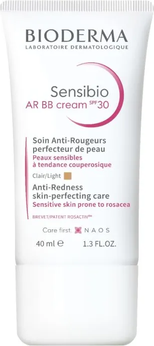 Bioderma Sensibio AR Тониран крем за чувствителна кожа със зачервявания SPF30 40 мл