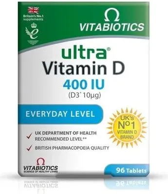 Ultra Vitamin D3 400IU Everday Level 10 мг х96 таблетки Vitabiotics