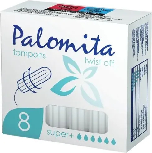 Palomita Twist Off Дамски тампони Размер Супер+ 8 бр