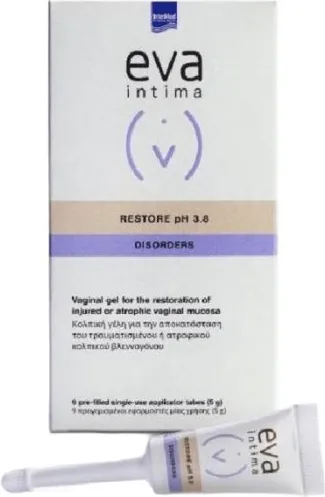 Eva Intima Restore Gel pH3.8 вагинален гел 5g x 9 бр