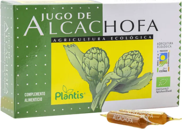 Jugo de Alcachofa Сок от артишок 20 ампули Plantis