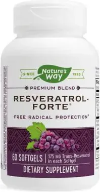 Nature's Way Resveratrol Forte Ресвератрол форте 450 мг х 60 софтгел капсули