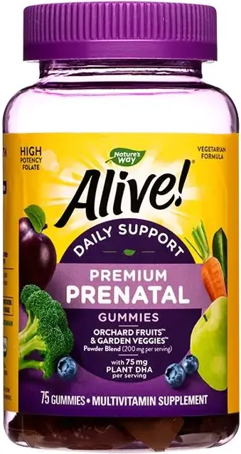 Nature's Way Alive Prenatal Mултивитамини за бременни 75 желирани таблетки