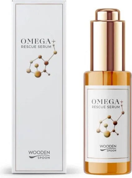 Wooden Spoon Omega + Rescue oil Серум за лице за възстановяване 30 мл