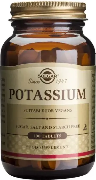 Solgar Potassium Gluconate Калиев Глюконат 99 мг х100 таблетки