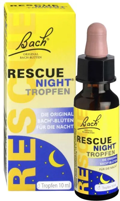 Bach Rescue Night Капки при безсъние и тревожност 10 мл Nelsons